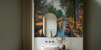 Amsterdam City Mural by HappyWall