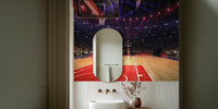 Basketball Court Mural by HappyWall