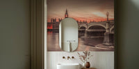 Big Ben Sunset Mural by HappyWall
