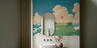 Ocean Golf Club Mural by HappyWall