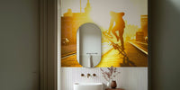Flatland Bike Mural by HappyWall
