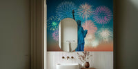 Liberty Fireworks Mural by HappyWall