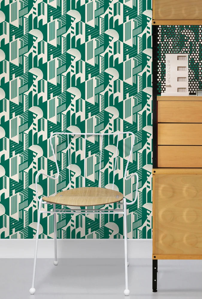 Bauhaus Wallpaper by Mini Moderns