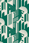 Bauhaus Wallpaper by Mini Moderns