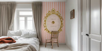 Press for Champagne Stripes Mural by HappyWall