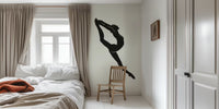 Black Ballerina Mural by HappyWall
