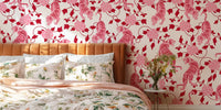 Vintage Chinese Tigers Florals Chinoiserie Mural by HappyWall