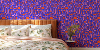 Mushroom Forest Mural by HappyWall