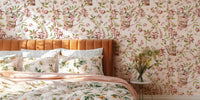 Enchanted Garden Birds Chinoiserie Mural by HappyWall