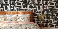 Black Cats Maze Mural by HappyWall