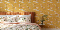Winter Sports - Retro Vintage Ski Mural by HappyWall