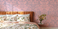 Asian Crane Pond  Mural by HappyWall
