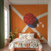 BALLS Basketball - indoor I Mural by HappyWall