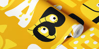 Bee Ha-bee Mural by HappyWall