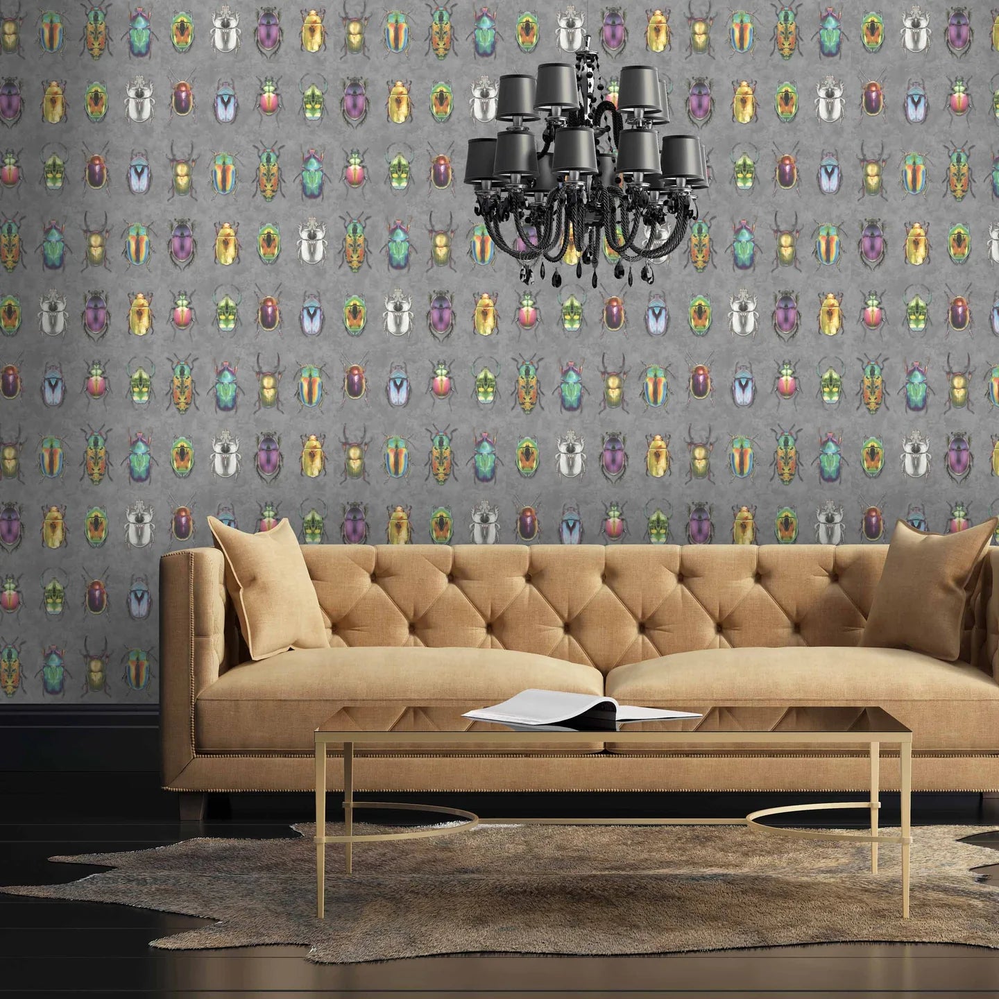 Beetle Jewels Wallpaper by Woodchip & Magnolia