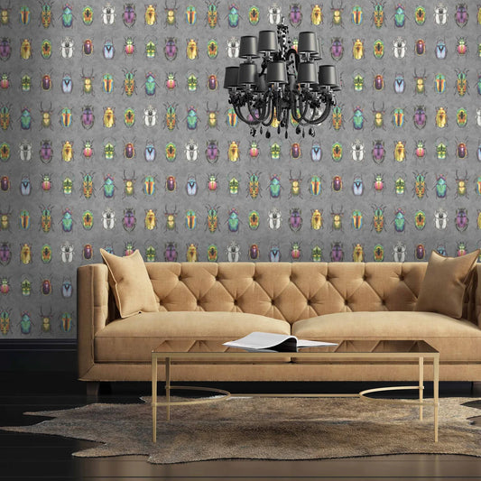 Beetle Jewels Wallpaper by Woodchip & Magnolia