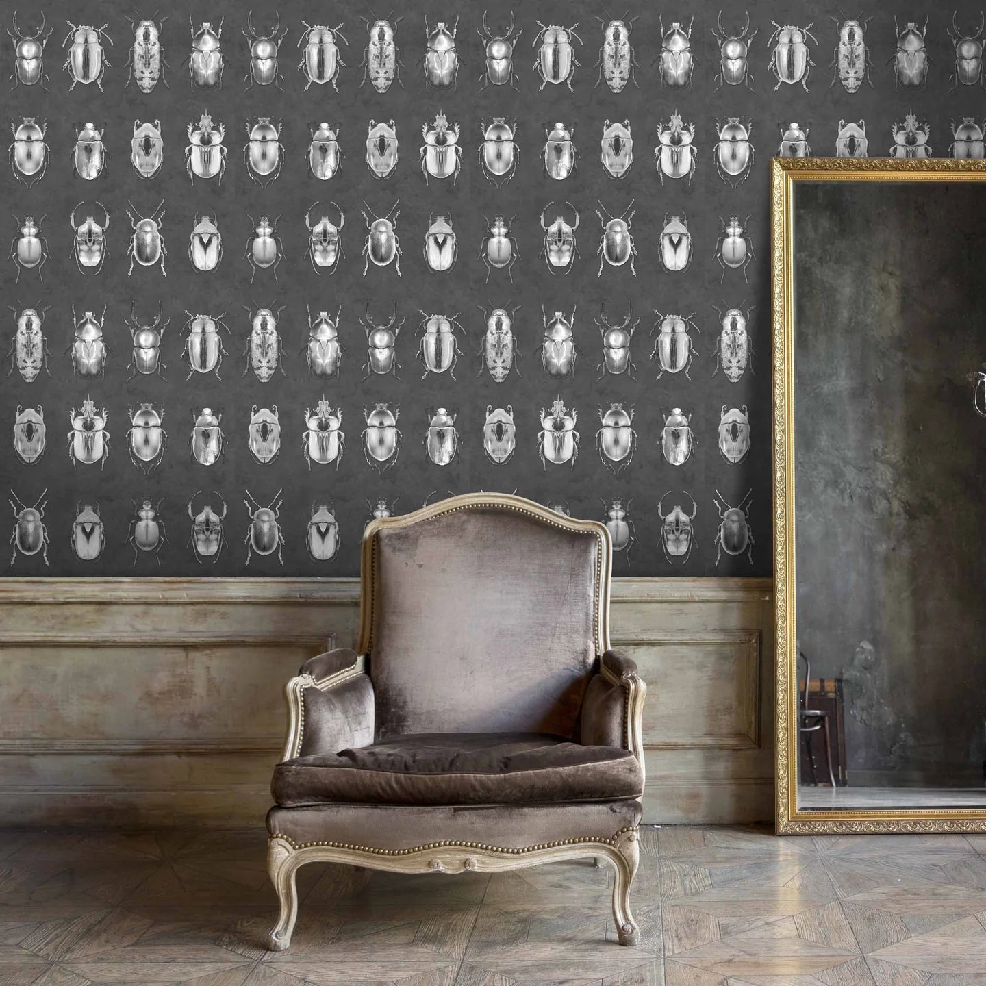 Beetle Jewels Wallpaper by Woodchip & Magnolia