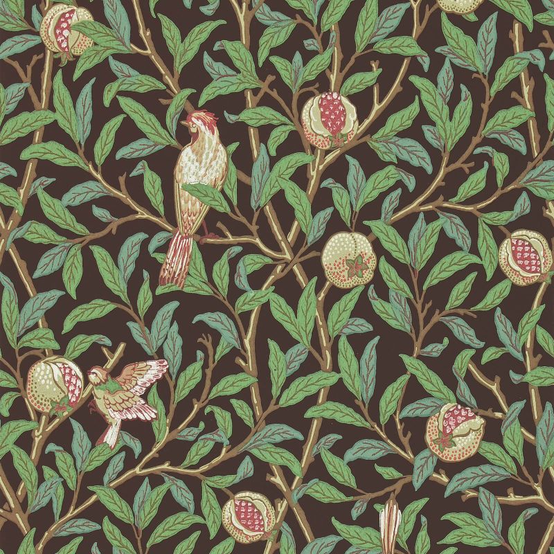 Bird & Pomegranate Wallpaper by Morris & Co