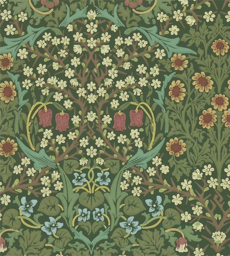 Blackthorn Wallpaper by Morris & Co