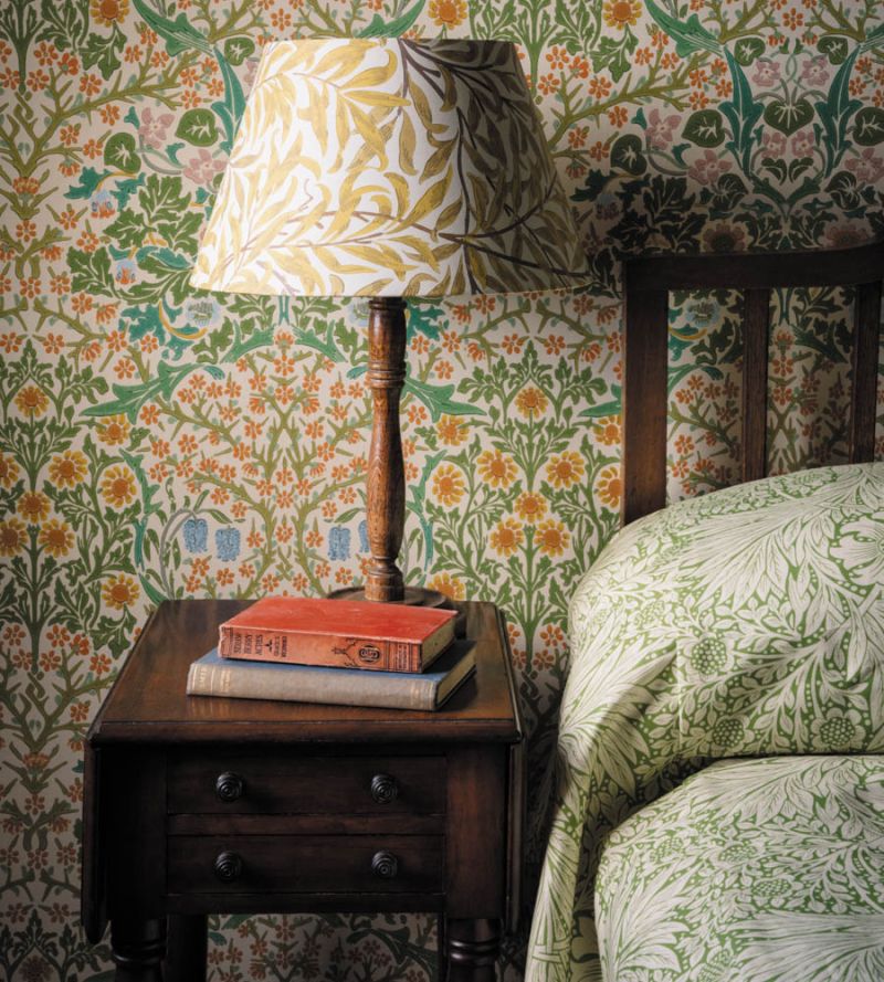 Blackthorn Wallpaper by Morris & Co