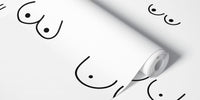 Boobs Wallpaper Mural by HappyWall