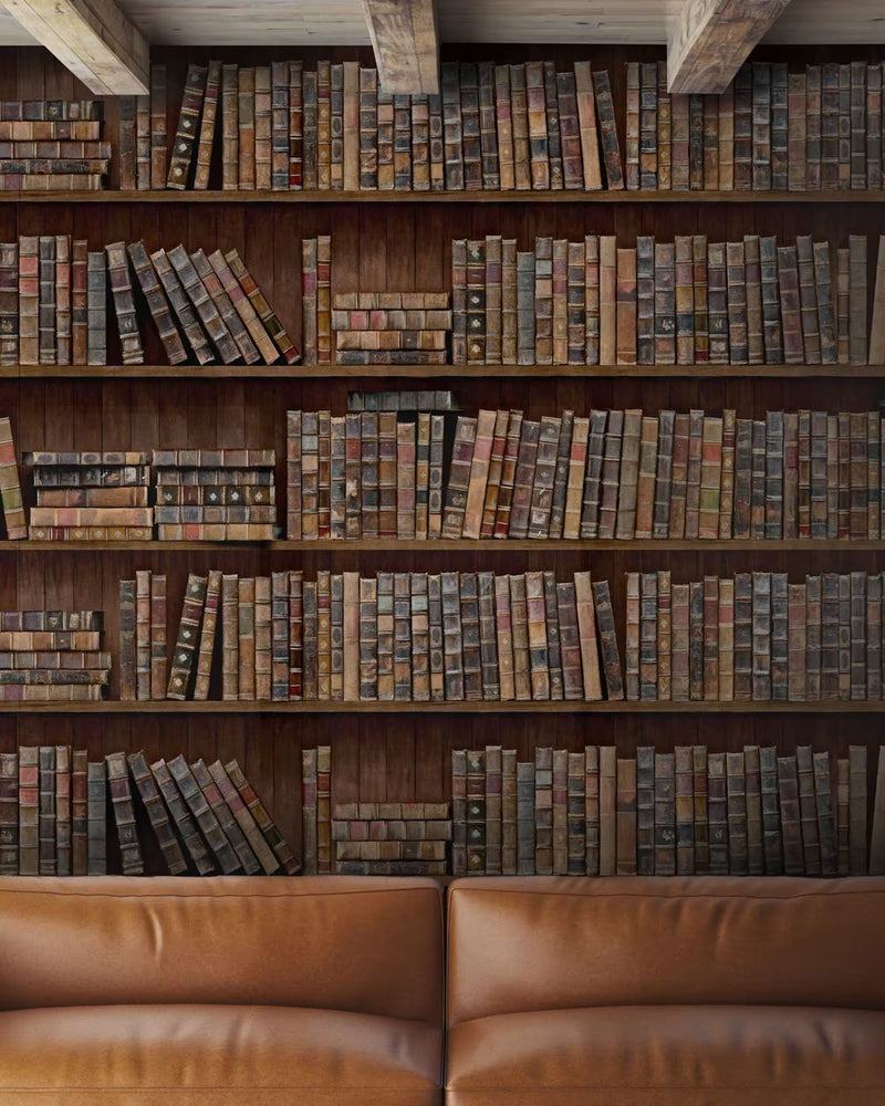 Book Shelves Wallpaper by Mind the Gap