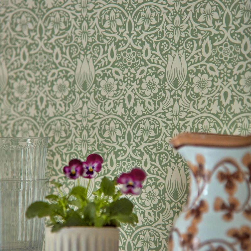 Borage Wallpaper by Morris & Co.