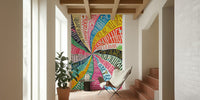 Over the Rainbow Mural by HappyWall
