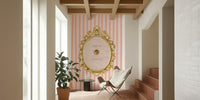 Press for Champagne Stripes Mural by HappyWall
