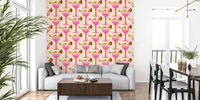 Babes and Bubbly Wallpaper Mural by HappyWall