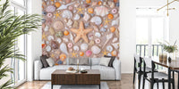 Beachside Treasures Mural by HappyWall