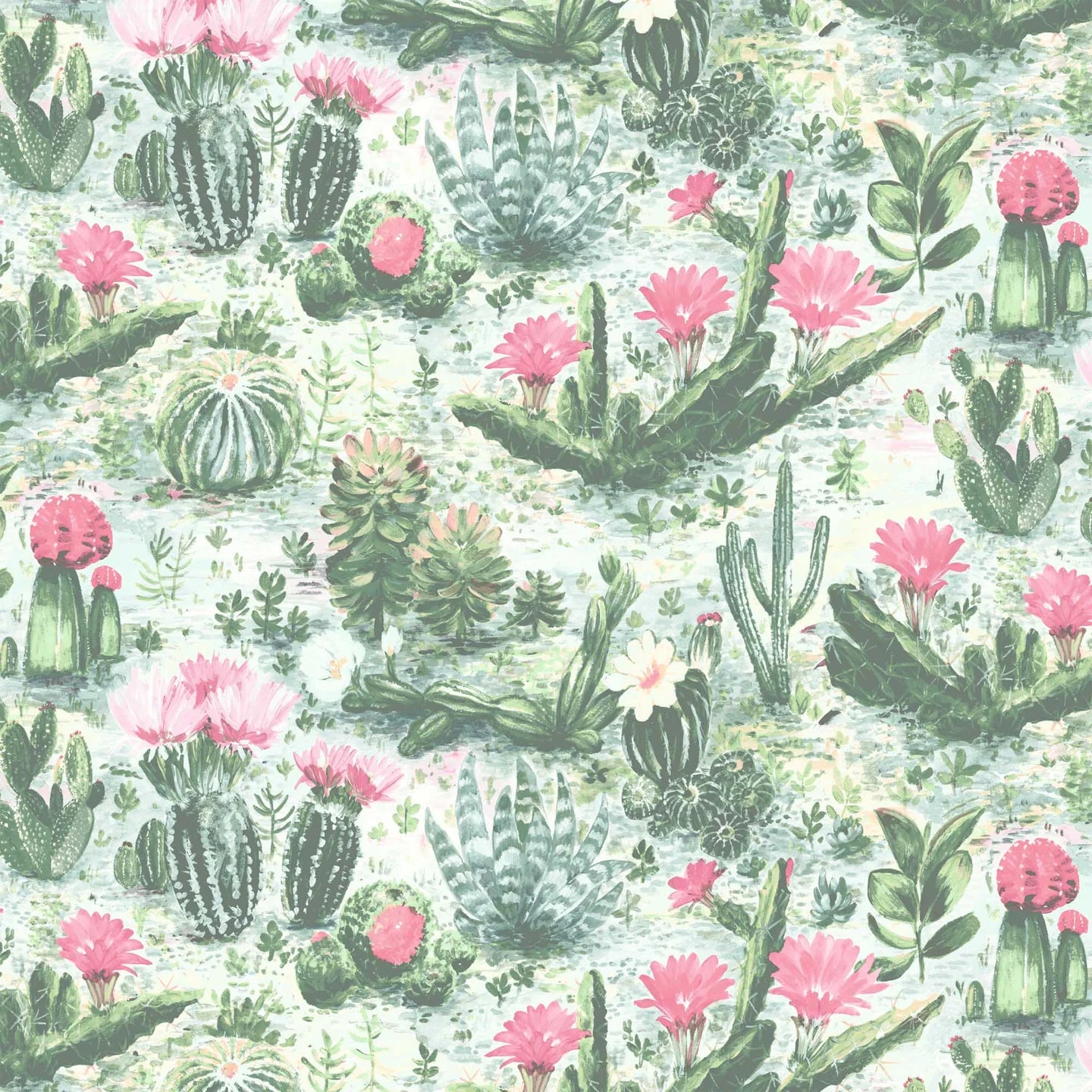 Cacti Wallpaper by Woodchip & Magnolia