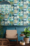 Campanile Wallpaper by Mini Moderns