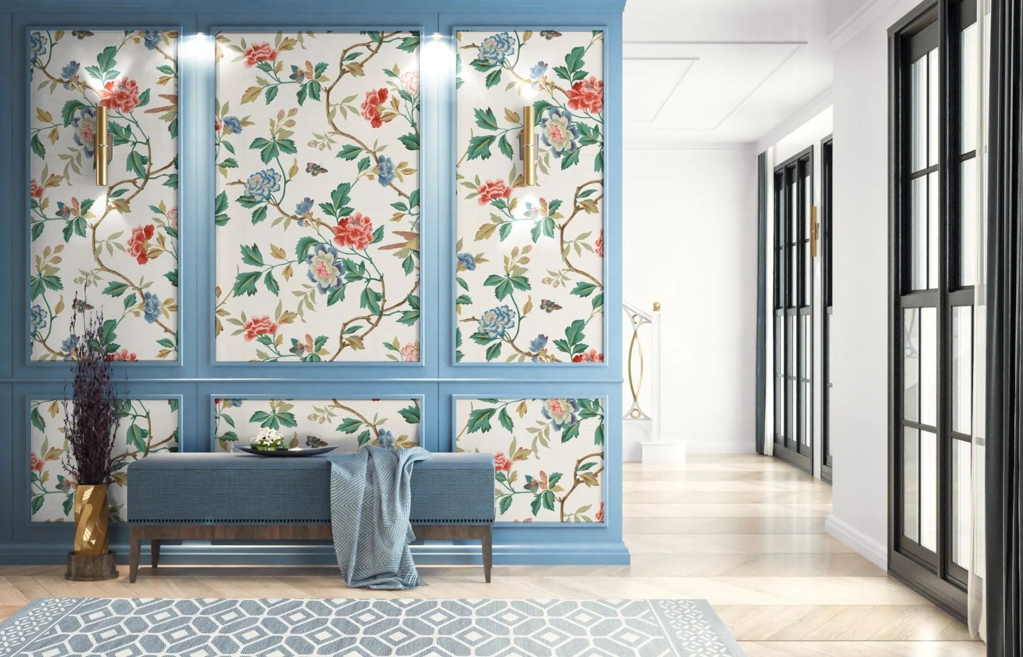 Ship House Grasscloth Wallpaper by Carl Robinson