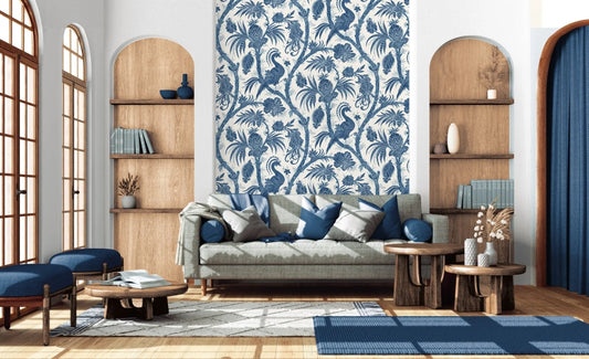 St Paul Grasscloth Wallpaper by Carl Robinson