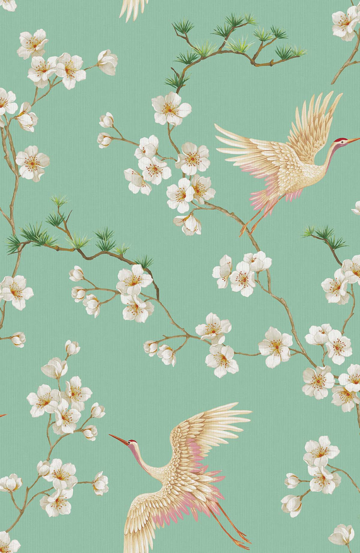 Swithins Walk Linen Wallpaper by Carl Robinson