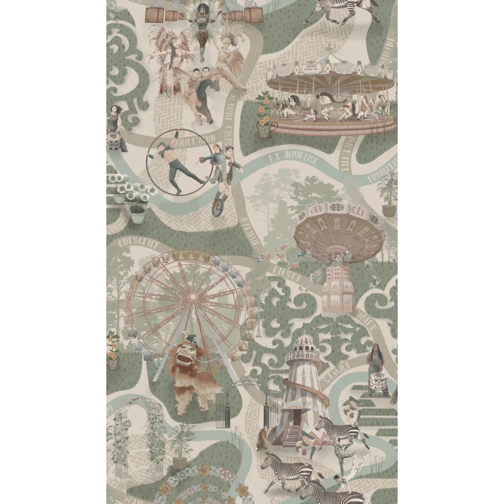 Carnival Map Wallpaper by Brand McKenzie