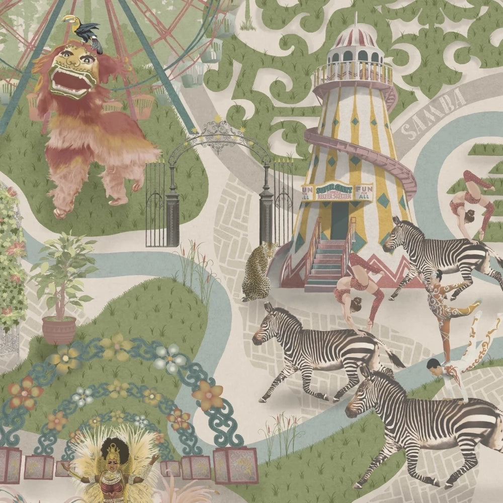 Carnival Map Wallpaper by Brand McKenzie