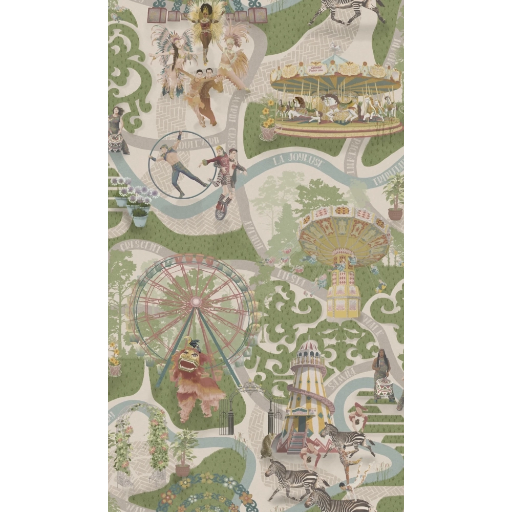 Carnival Map Wallpaper by Brand McKenzie