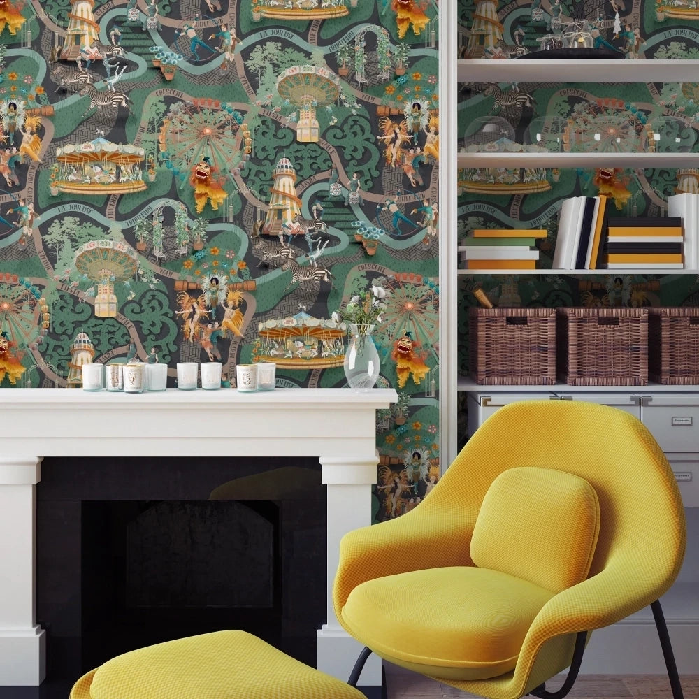 Carnival Map Wallpaper by Brand McKenzie