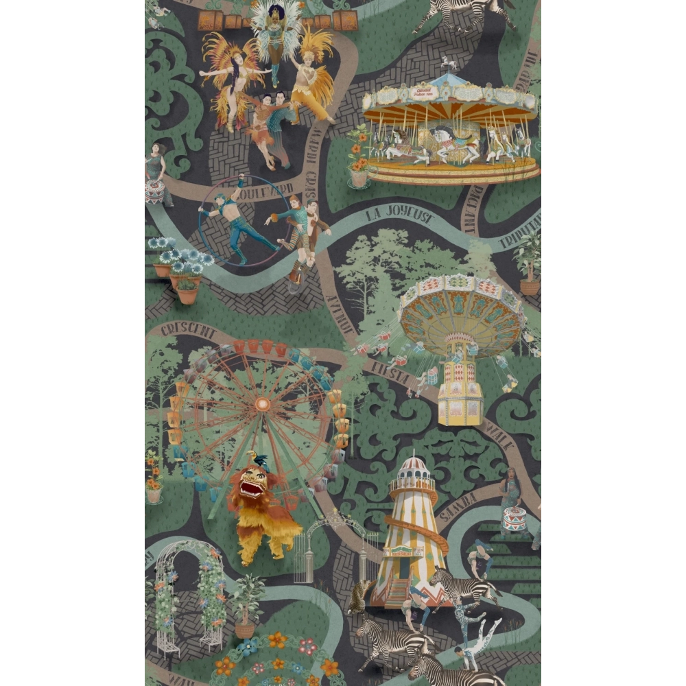 Carnival Map Wallpaper by Brand McKenzie