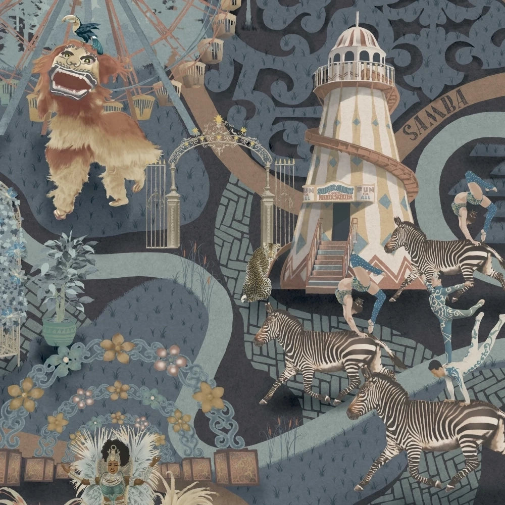 Carnival Map Wallpaper by Brand McKenzie