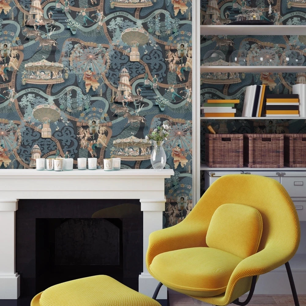 Carnival Map Wallpaper by Brand McKenzie