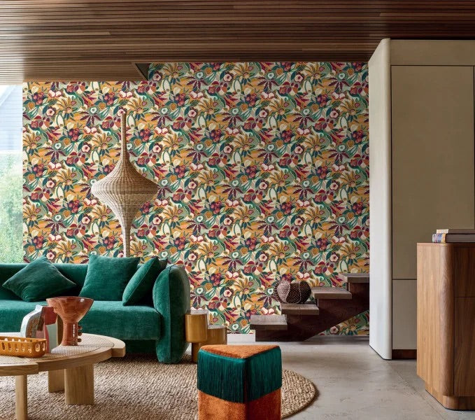 Tehuana Wallpaper by Casamance