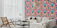 Art Deco Cocktail Party Wallpaper Mural by HappyWall