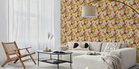 Retro Disco Dance Pop Rose Mural by HappyWall