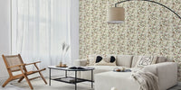 Nordic Chinoiserie Whispers Blue Birds Mural by HappyWall
