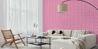 Cherry Delight Stripes Mural by HappyWall