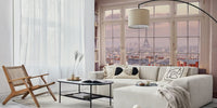 Eiffel Tower from a Window Mural by HappyWall