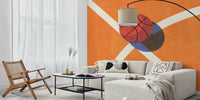 BALLS Basketball - indoor I Mural by HappyWall